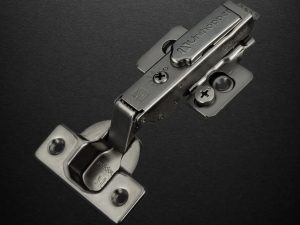 3D UNIHOPPER HUTTON с рег. доводчиком накладная, 45 мм ЧЕРНЫЙ никель с дек.накладкой