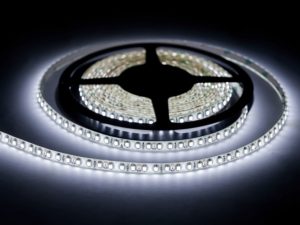 Светодиодная лента 5 мм Standard IP33 2835/120 LED (12 Холодный 6000К) 840Lm/m Wt/m:9,6 (5м)