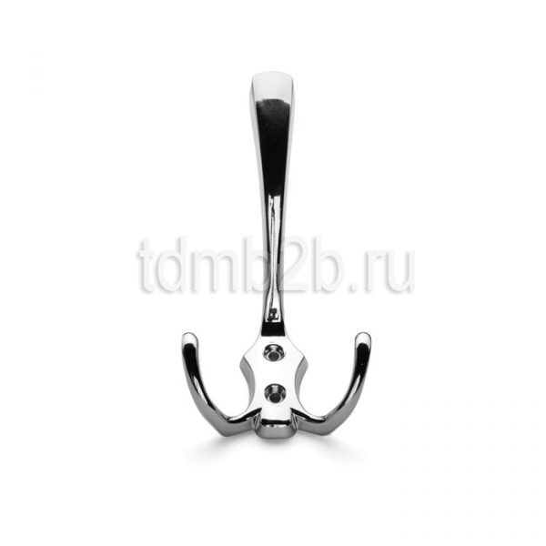 Крючок 3-х рожковый К2405 70х130мм, хром