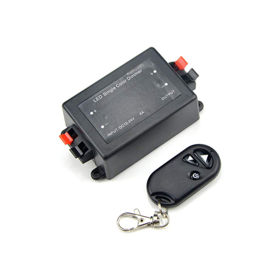 Диммер LC40 (12/24, 96/192W, ПДУ-брелок 3 кнопки Диммер LC40 (12/24, 96/192W, ПДУ-брелок 3 кнопки