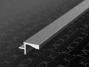 Мебельная ручка врезная алюминий MODUS для верхних баз длина 4,0м белый гл.